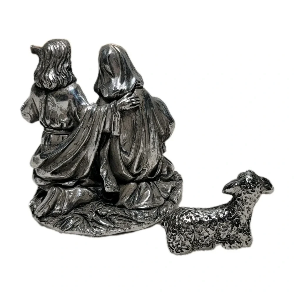 International Silver Co Christmas Nativity Scene‎ Silver Finished